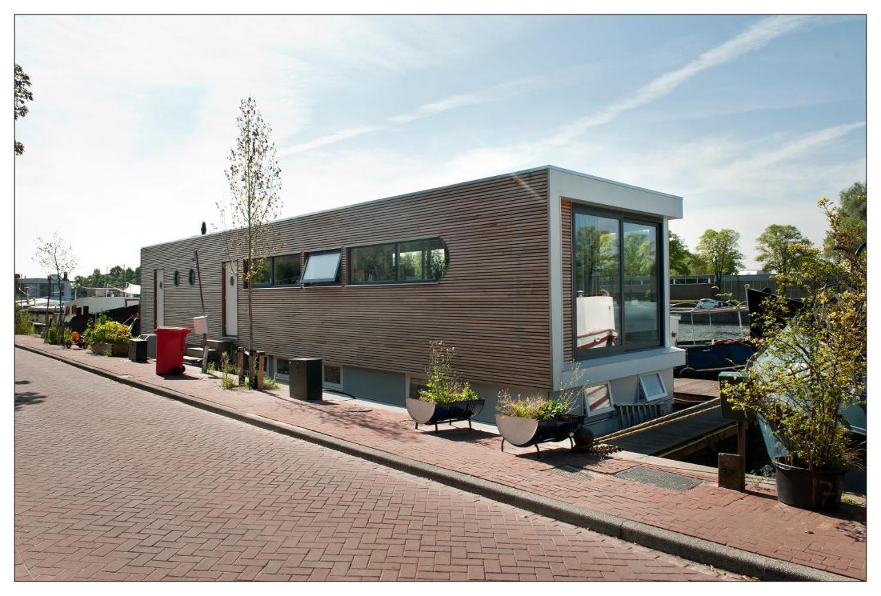Private Guesthouse Bnb The Waterhouse Houseboat Amsterdam Esterno foto